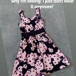 flowy dress with an elastic waist band